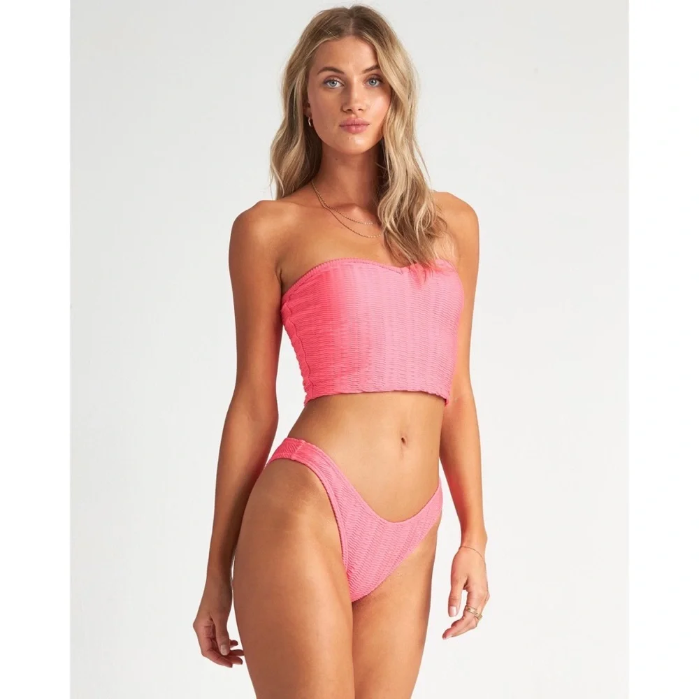 Billabong Pink Wave Trip Hike Bikini Bottom